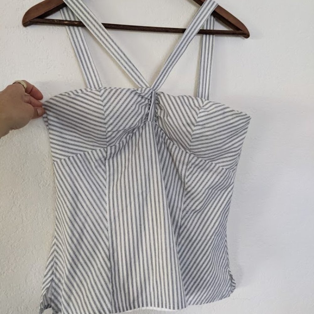 White House Black Market Structured Tank Halter